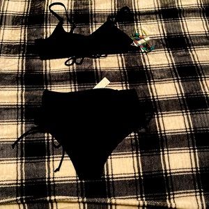 Ladies/Junior Black Bikini Bathing suit. Brand New with Tags